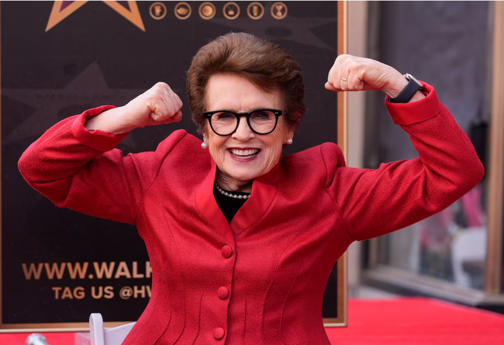 Billie Jean King, Walk of Fame’de Parlayacak!
